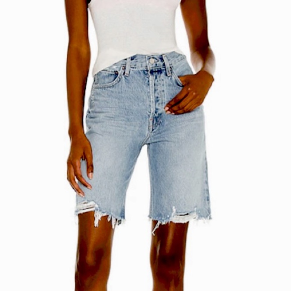 AGOLDE 90s Jeans Cut off Shorts In Fallout